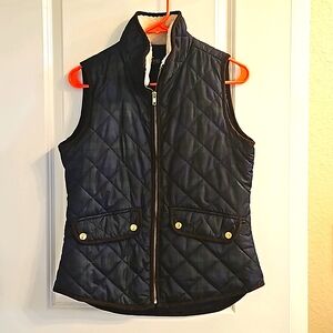Plaid Small British Khaki Vest